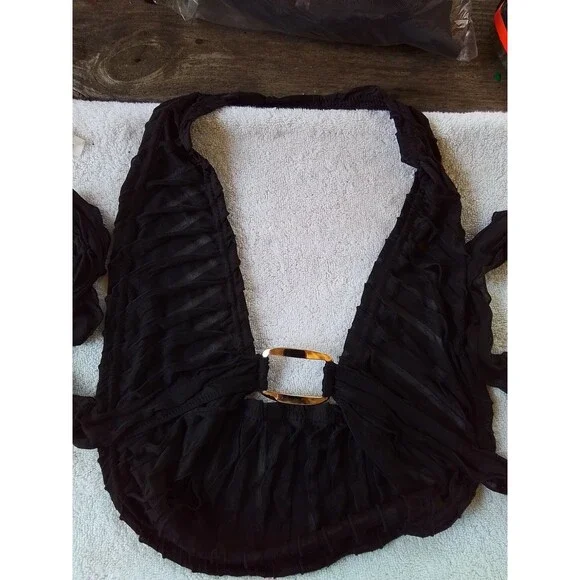 2 Piece Skirt Sets Going Out Halter Crop Top with Bodycon Mini Skirts - Picture 2 of 6